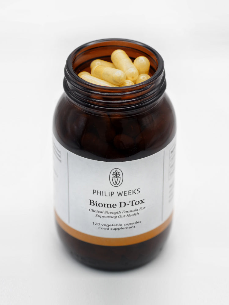 Philip Weeks BIOME D-TOX top of bottle